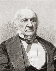 William Gladstone, z książki "Gladstone: The Man and the Statesman", autorstwa Davida Williamsona, wydanej w 1898 r.